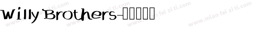Willy Brothers字体转换